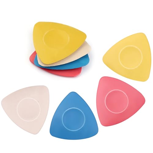 CampTek 4 PCS Triangle Sewing Tailors Chalk, Fabric Marker for Dressmaking, Sewing Supplies Accessories- Tailor's Chalk for Precision Marking on Fabric, Assorted Colors - size: 1 Count (Pack of 4)