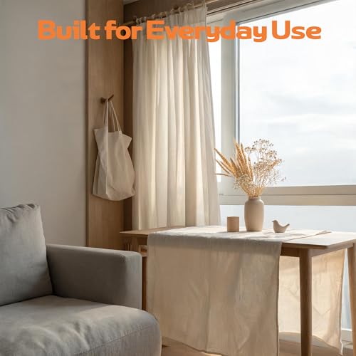 5 oz Lightweight Canvas Fabric, Soft Natural Cotton Blend 60'' Wide for Sewing, Painting, Tote Bags, Embroidery, DIY Crafts (Unbleached, 2 Yard) - color: Unbleached - 5oz, size: 2YD-(60'' x 72'')