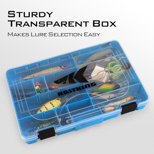 KastKing Utility Tackle Boxes, 3600 and 3700 Fishing Tackle Trays - color: Blue Camouflage, size: 3600(2Pack)