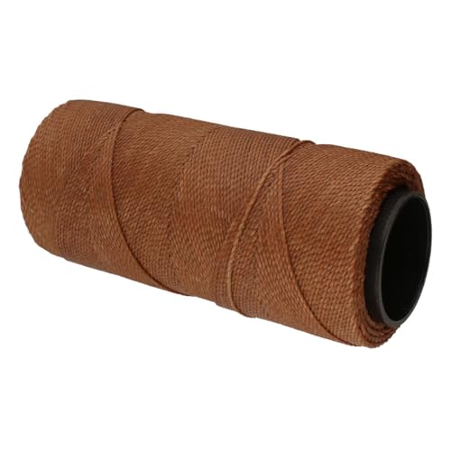 The Beadsmith Knot It Waxed Polyester Cord – Cinnamon Color – 0.7mm Diameter – Light Wax, 144 Meters (472 Feet) Per Spool – Make Jewelry, Macrame, Friendship Bracelets and DIY Crafts - color: Cinnamon