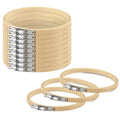 TINDTOP Bamboo Embroidery Hoops, 12 Pieces 6 inch Cross Stitch Frame - size: 6IN *12