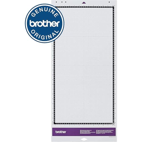 Brother ScanNCut DX Mat CADXMATSTD24, Large 12" x 24" Standard Tack Adhesive for Cardstock, Vinyl, Foam and More, Replacement Accessory - style: 12" x 24" Standard Tack