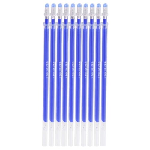 Heat Erasable Pen Refill, Precise Auto Vanishing Fabric Marker for Sewing Quilting Plastic Steel Tip Black 13cm 100pcs