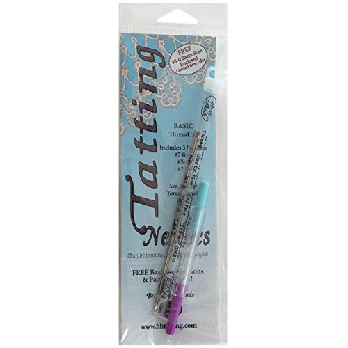 Handy Hands 4 Needles, Plus 2 threaders (N8) Tatting Needle Set
