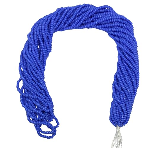 11/0 Glass Seed Beads, 12 String Hanks, Small Craft Beads, 2 mm (Lilac) - color: Lilac