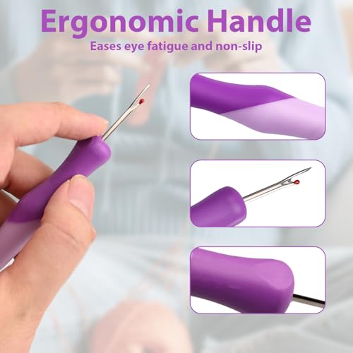 2 Pcs Seam Ripper for Sewing Stitch Remover Tool Needle Thread Cutter Hand Sewing Essentials Knitting Supplies Cross Stitching Embroidery Accessories