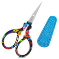 Stork Embroidery Scissors 3.6 Inch Small Sewing Scissors Stainless Steel Sharp Pointed Tip Craft for Embroidery Needlework Thread Cutting DIY Sewing Supplies