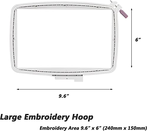 Sew Tech Embroidery Hoop for Husqvarna Viking, 9.4x5.9in 240x150mm Frame
