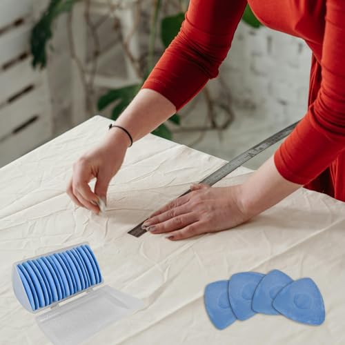 Tailors Chalk,20 Pack Triangle Tailor's Fabric Marker Chalk,Fabric Markers for Sewing,Sewing Notions & Accessories (Blue) - color: Blue