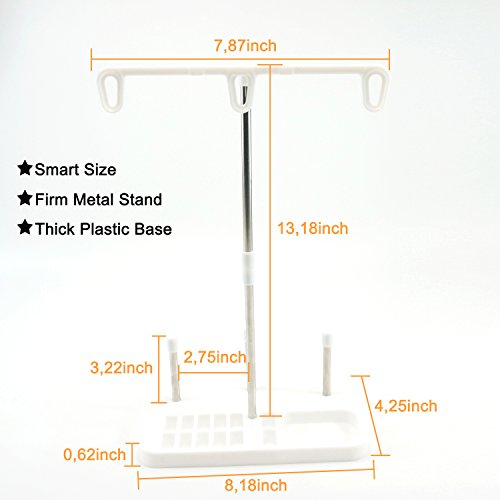 New brothread Light Weight Thread Stand -White - color: White