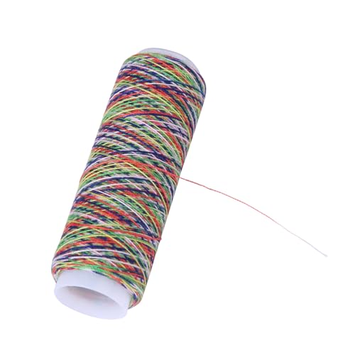 5PCS Multicolor Gradient Sewing Thread Spools, Embroidery Thread Spools | Embroidery Thread Set | Multicolor Thread Spools | Crafting Sewing Supplies for Sewing Quilting Embroidery