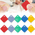 Needle Threader 10 Pack – Automatic Hand Sewing Needle Threader for Small Eye Needles, Easy Threading Tool
