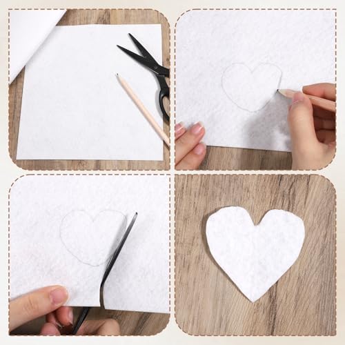 White Felt Fabric Sheet 36" x 36"(1 Square Yard), 1 mm Thick Soft Felt Sheets Flexible Craft Felts Fleece Fabric by The Yard for Sewing, DIY Art Projects, Decoration