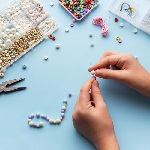 HARFINGTON 25pcs Sewing Needles 0.4mm Diameter 55mm (2.17") Long Ultra-Thin Stainless Steel Hand Embroidery Bead Needles for Jewelry Making DIY Crafts - size: 0.4mm Dia + 55mm Length