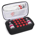 Peptide Case for Fridge, 3ml Vial Case Black - color: 2×30ml+16×3ml（black）