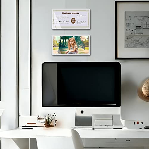 Bluesun 4×8 Picture Frame White, Vertical & Horizontal Wall & Tabletop - color: white, size: 4x8 （1 Pcs）