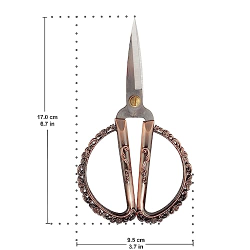 JubileeYarn Delicate Roses Embroidery Craft Units - Copper - 3 Units - color: Delicate Roses Embroidery - Copper, size: 3 Units
