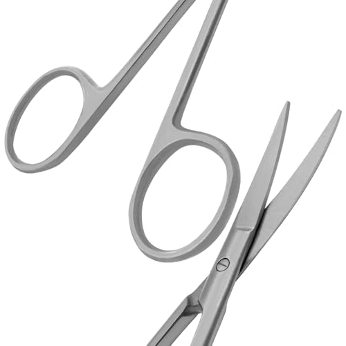 Iris Scissors 4.50" Str/Cud/Angled TC Tungsten Carbide, Supercut O.R. Grade (O.R. Grade Curved) - style: O.R. Grade Curved