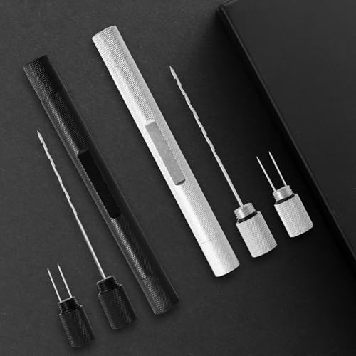 Punch Tool Set,Ventilator Needle,Draw Enhancer Tool Needle(Silver)
