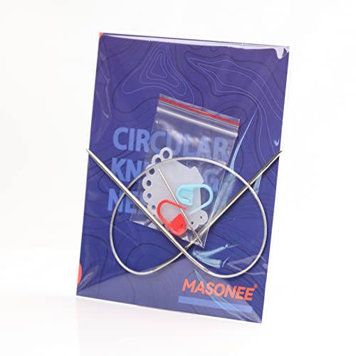 Stainless Steel Circular Knitting Needles Size 2 (2.75mm) 16inch Length - size: US 2(2.75mm) 40mm