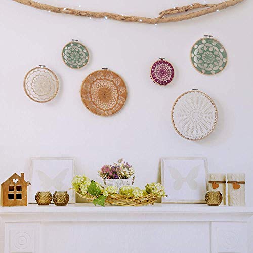 Caydo 7 Pieces 7 Sizes Embroidery Hoops Set 4 inch to 12 inch - style: 7 PCS