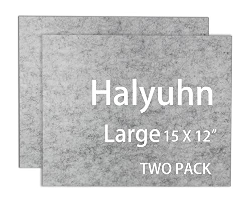 8 MM Thick Felt Furniture Pads, 2Pack Gray Felt Pads (Non-Adhesive) - color: 2 Pcs