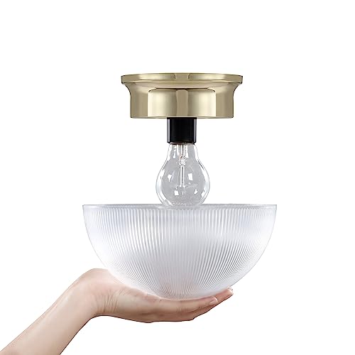 Aspen Creative 28007-75-2, Clip-on Dome Shade in Clear Finish, 8" Diameter x 4" Height, 2 Pack - color: Clear - Dome