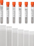 VONEEDL Large Eye Blunt Tapestry Needles (Pack of 60) - 6 Sizes with 6 Storage Tubes - Perfect for Darning, Embroidery, Cross-Stitching, Needlepoint, Crafting, Knitting, Weaving, and DIY - size: 60pcs - 6 sizes
