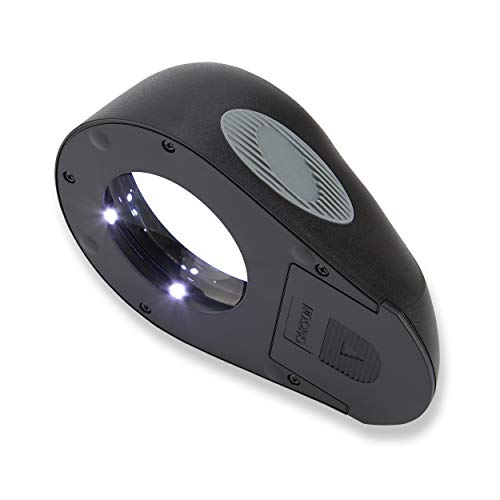 Carson LumiLoupe Ultra 5x LED Lighted Stand Loupe Magnifier with 3 Brightness Settings (LL-88)