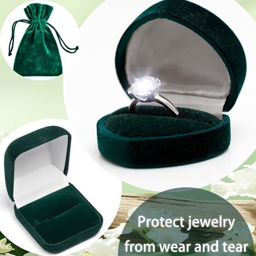 Bernese 6PCS Self Adhesive Felt Sheet, Felt Sheets with Adhesive Backing for Jewelry Box and Drawer Liner, A4 Size (8.3" x 11.8", Green) - color: Green