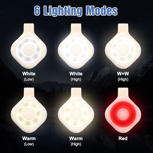 Rechargeable Nurse Lights Clip On for Night Shift, Badge Light - color: F-Beige