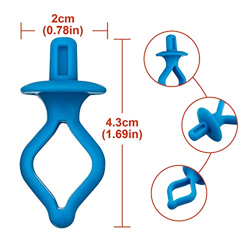 WILLBOND 60 Pcs Bobbin Holders for Thread Spools Bobbin Clips Preventing Tangles Thread Holder on Spool Tops Sewing Machine Quilting Supplies for Embroidery Quilting Sewing, 4 Colors