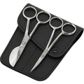Applique Embroidery Scissors Set - Duckbill & Needlepoint, 4.5", Polished - color: Polished