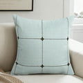 Green Linen Plaid Throw Pillow Covers 18x18 Set of 1 - color: Green Plaid, size: 18" x 18" (Pack of 1)