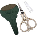 YOUGUOM Sharp Embroidery Scissors, Sewing Shears with Cover - color: Light Grey