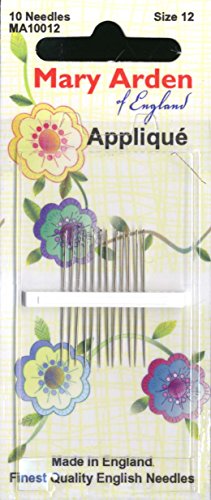 Colonial Needle 10 Count Mary Arden Applique Needles, Size 12