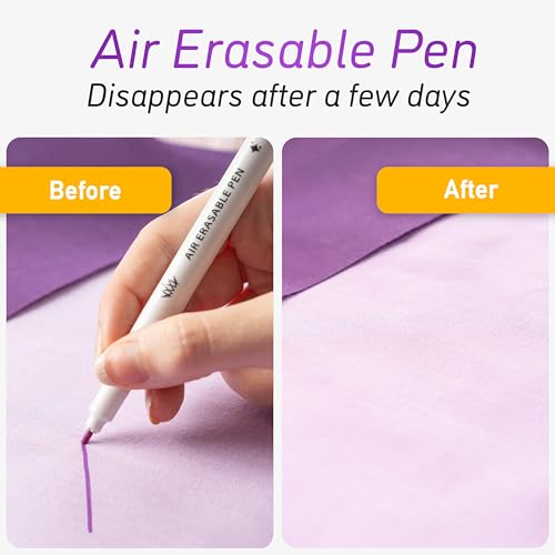 Lange & König Air & Water Erasable Fabric Markers for Sewing Products - Sewing Supplies Quilting Supplies Sewing Accessories Sewing Gifts Quilting Gifts Embroidery Supplies, Tailors Chalk Alternative - color: Air & Water Erasable Fabric Markers