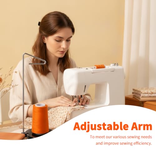 Thread Stand for Sewing, Metal Cone Holder for Sewing Fits 500-5500Y Cones