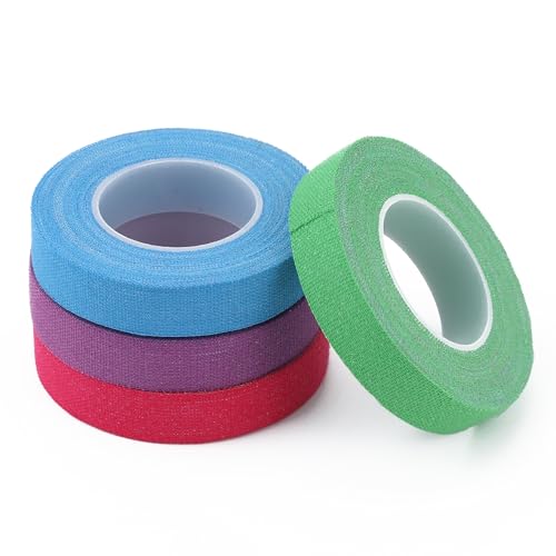 Eiodoni 4 Rolls Thimble Tape for Hand Sewing, Self Adhesive