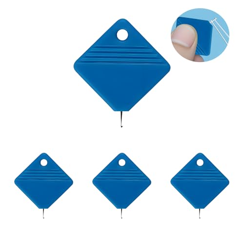 Kesttenn Needle Threaders & Seam Rippers Set, Blue - color: Blue
