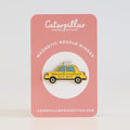 Caterpillar Cross Stitch NYC Taxi Magnetic Needle Minder - for Cross Stitch, Sewing, Embroidery and Needlework