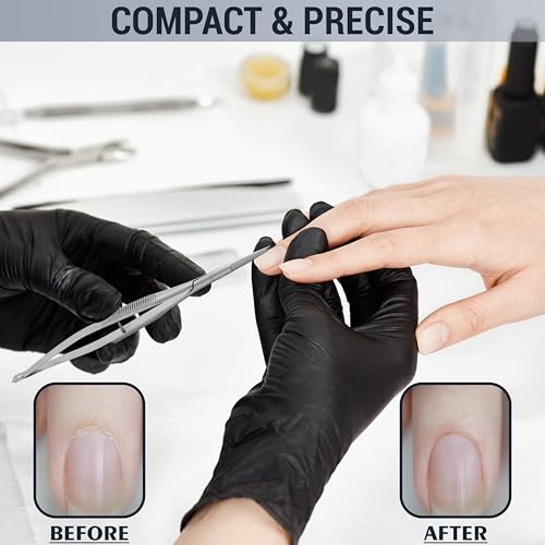 SILLVER Cuticle Nail Scissors Extra Fine Straight Eyebrow Scissors - size: Slim 3.5-0.5mm Blade Width