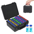 3ml Peptide Case for Fridge 48 Slots, Insulin & Peptides Vials Storage Case - color: 48-shots×3ml (Black)