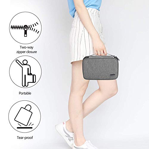 Luxja Double-Layer Sewing Organizer, Gray - color: Gray