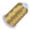 Simthread Embroidery Machine Thread 5000M 40WT Polyester, Brass 328 - color: Brass328