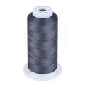 Simthread 100% Cotton Thread 1641 Yards Lead Grey for Sewing Quilting - color: Lead Grey