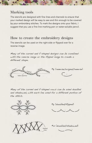 Embroidery Stencils Essential Collection: 90+ Easy-to-Mark Designs-Endless Combinations - Perfect for Crazy Quilting - Accurate Stitches & Spacing Every Time (Fast2Mark)