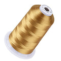 Simthread 5000M 40WT Polyester Embroidery Thread, Autumn Haystack S032 - color: AutumnHaystackS032