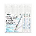 LEONIS Water Erasable Fabric Marking Pen Blue 10 Count Pack [ 78007 ] - size: 1 Count (Pack of 10)