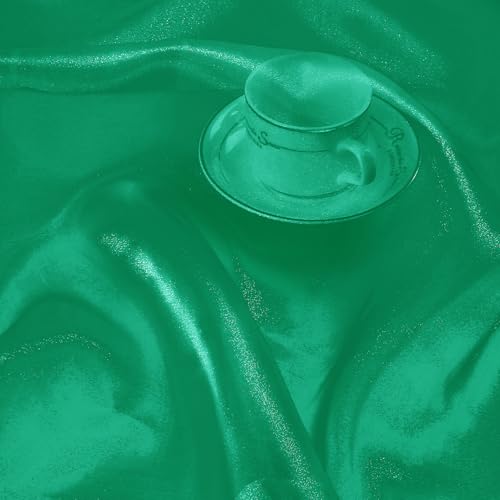 Manyshofu Green Organza Fabric by The Yard, 60 Wide (1 Yard) - color: Green, size: 1 Yard